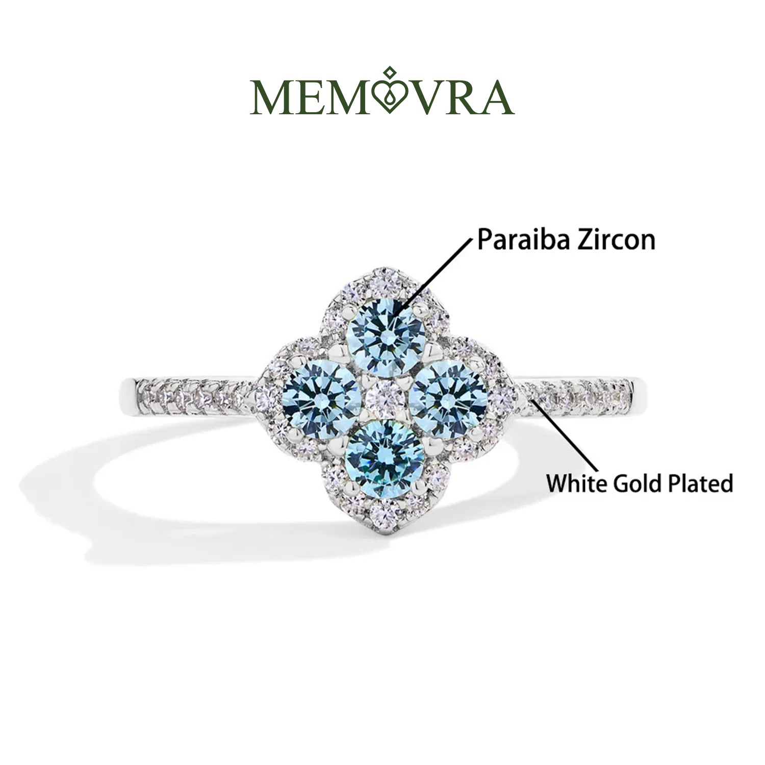 Radiant Charm Moissanite Party Ring